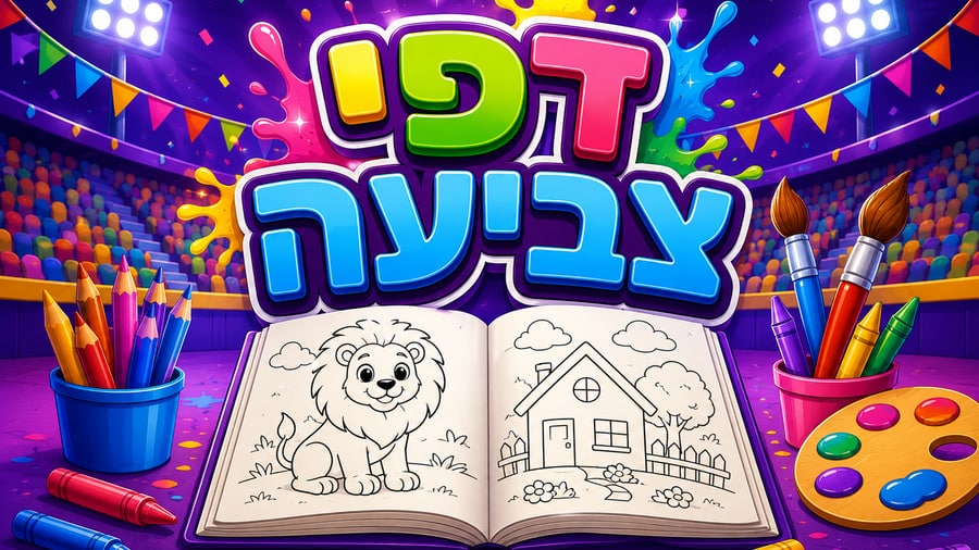 דפי צביעה